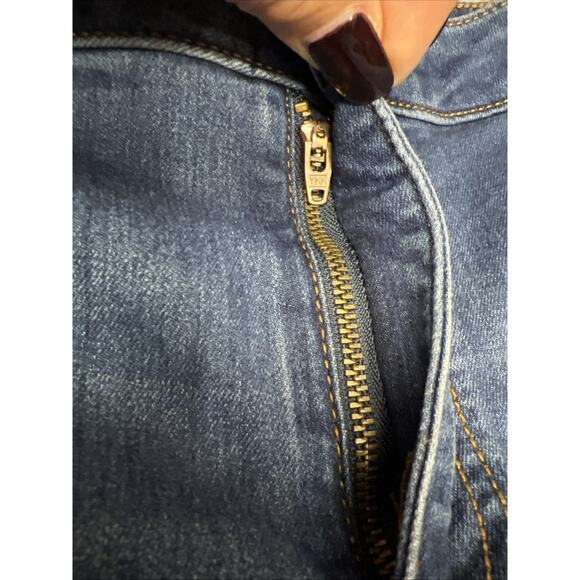 Free People Just Float On Flare Boho High Rise Denim Jeans Blue Womens Size 24 - Picture 8 of 11